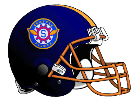 Seattle Pilots helmet